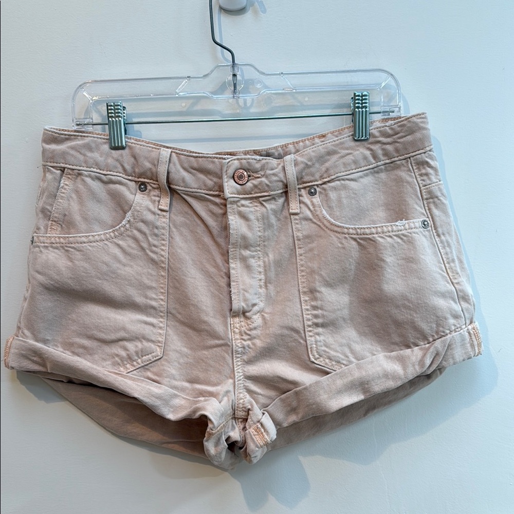 We The Free Light Pink Jean Shorts